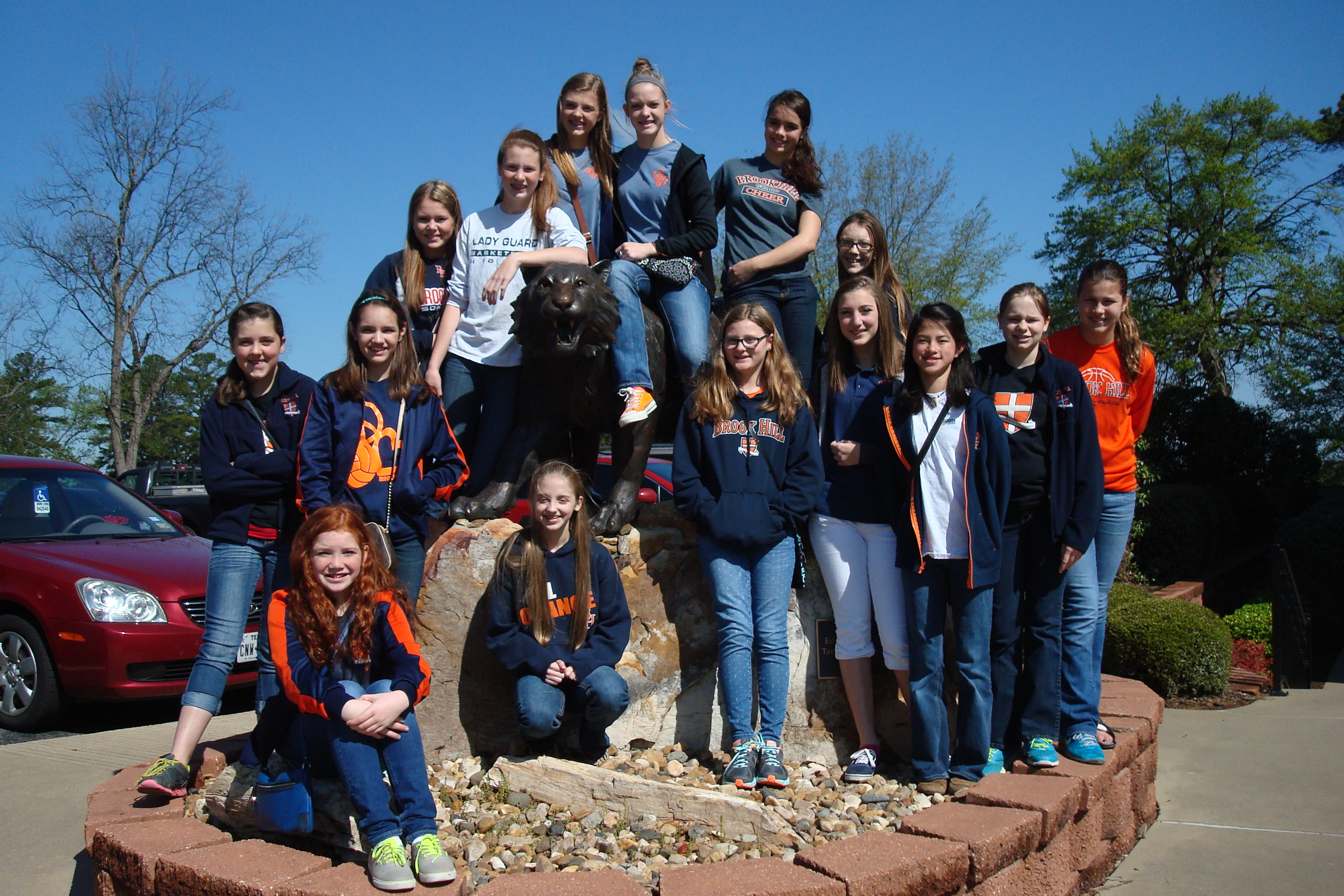 7th college trip - ETBU girls