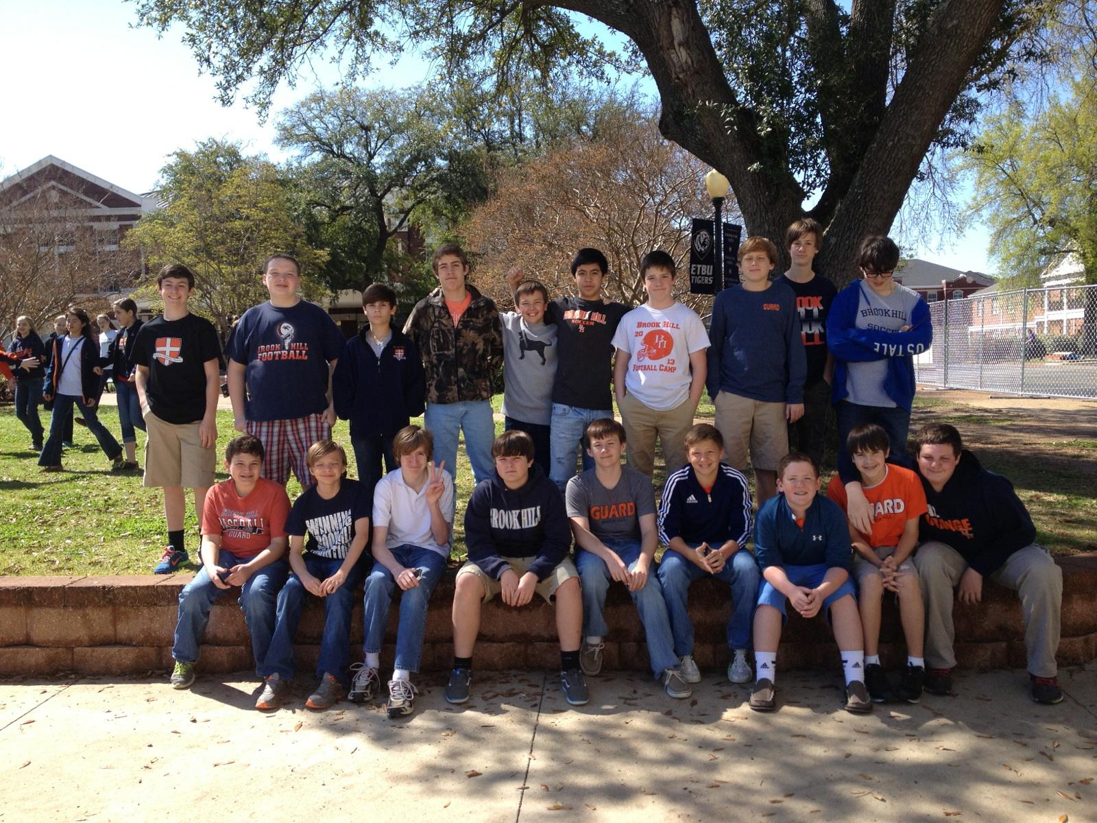 7th college trip - ETBU Guys