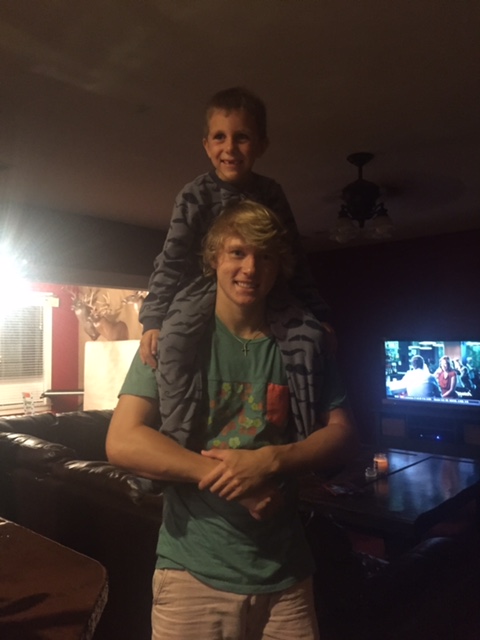 Bleacher buddies and so much more!  Chase McDermott and Holden Holik