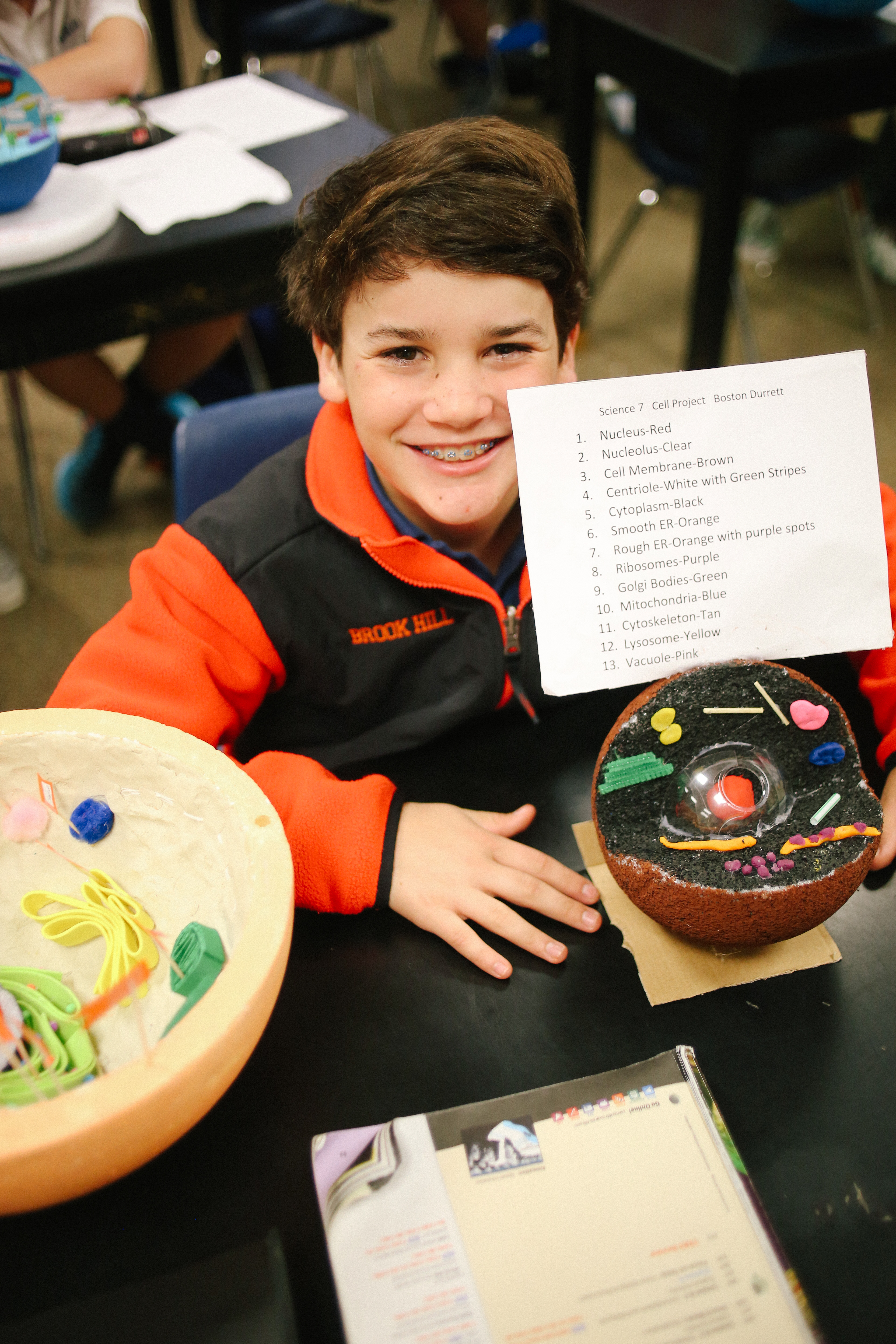 7th Grade Cell Project - The Brook Hill School