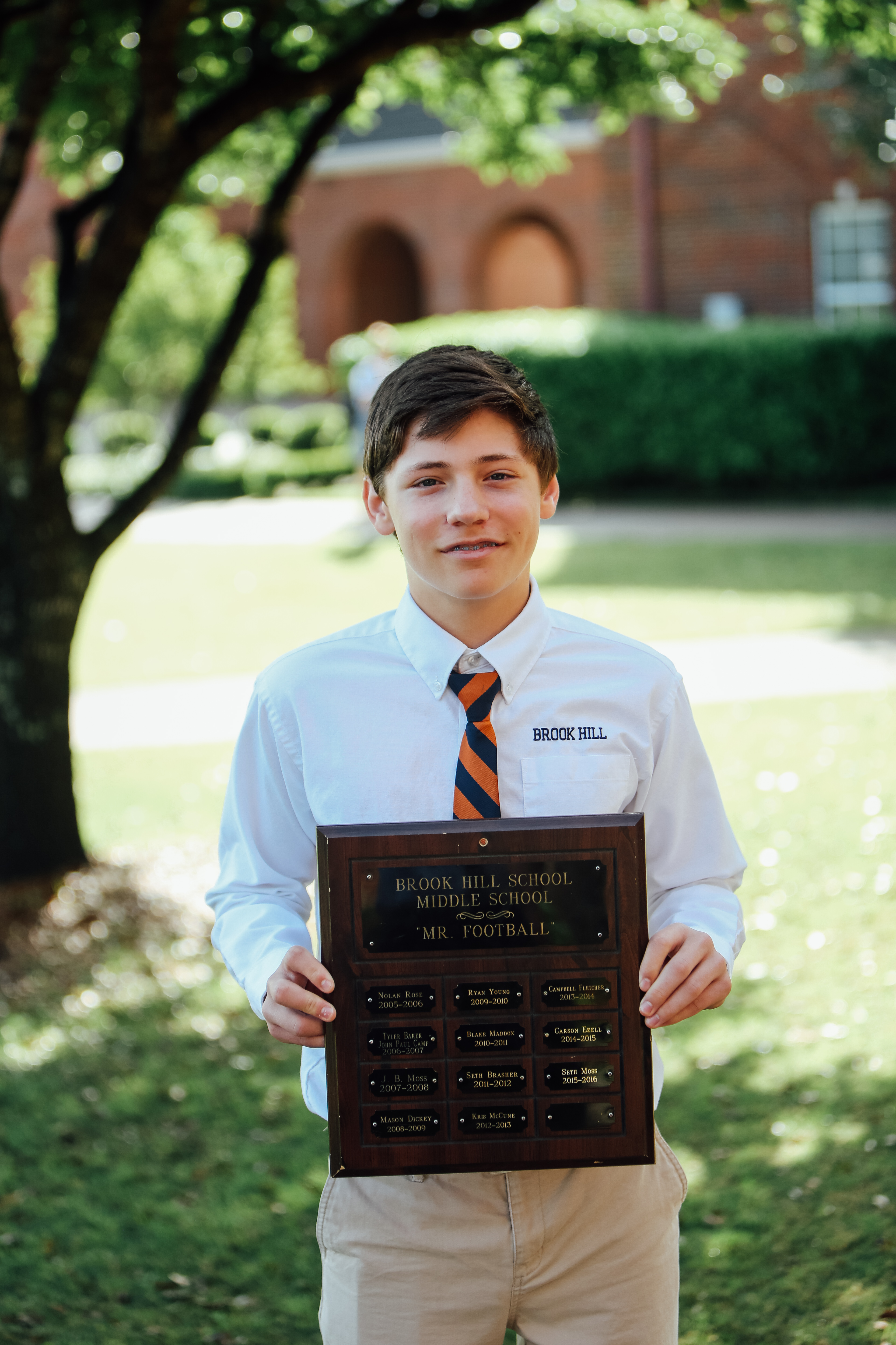 Middle School Athletic Awards The Brook Hill School