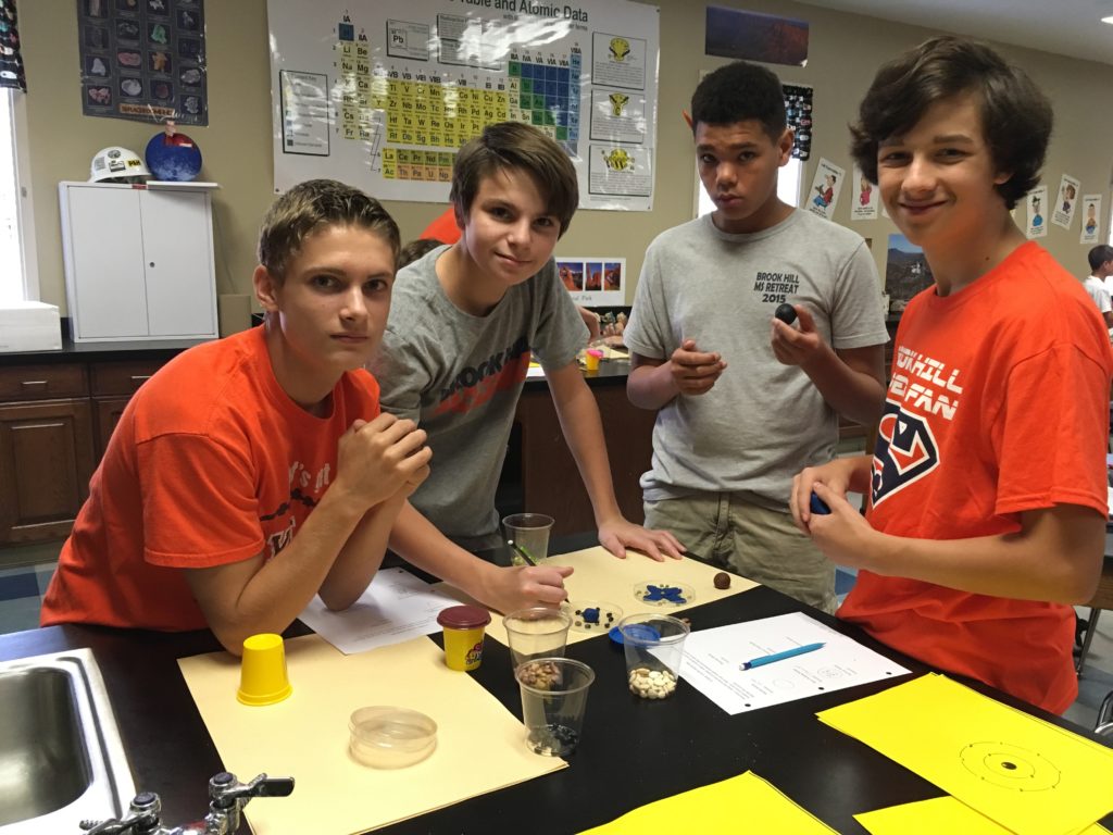Studying Atomic Theory in 8th Grade | Brook Hill School | Tyler; TX