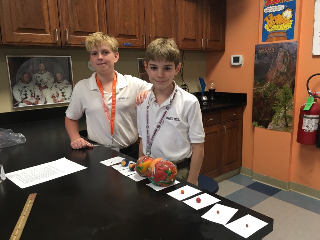 Sixth grade science uses Play-Doh to build a solar system model - The ...