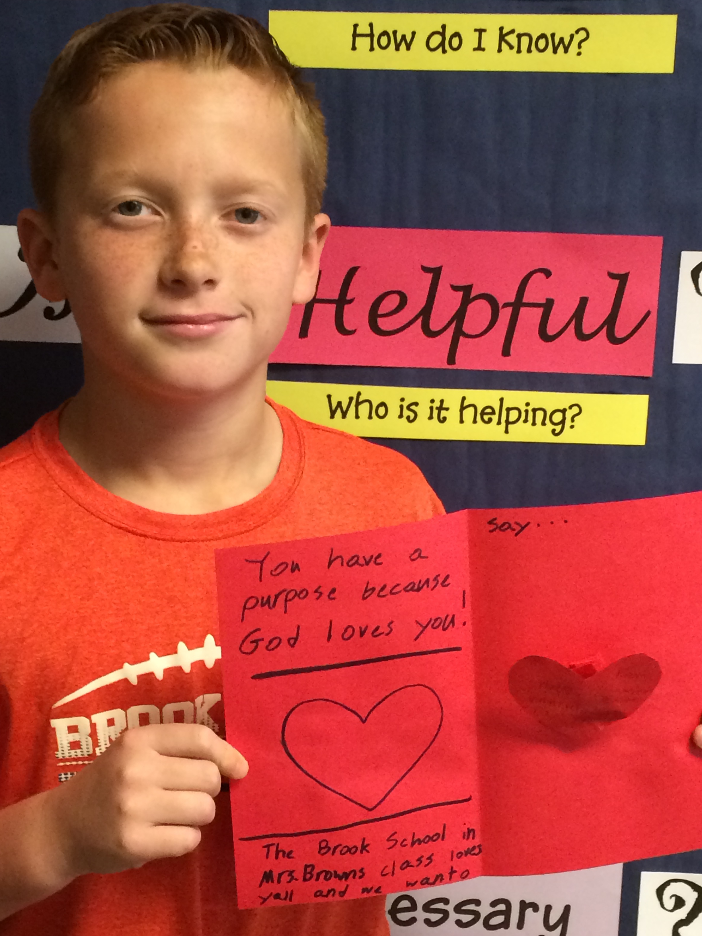 Third grade creates Valentines cards for senior citizens The Brook