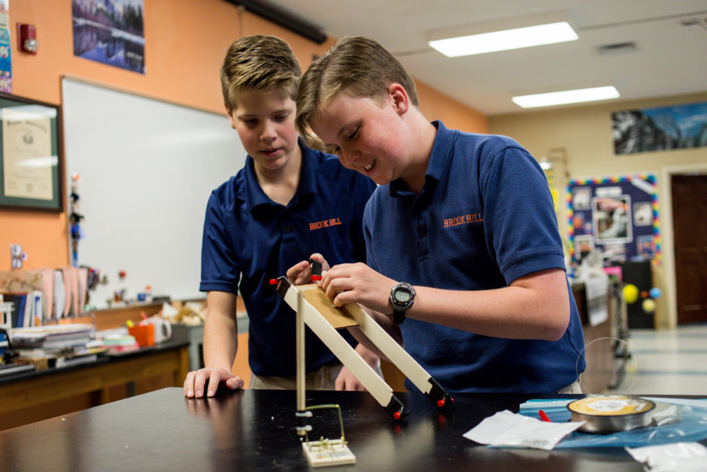 8th Grade Builds Mousetrap Cars - The Brook Hill School