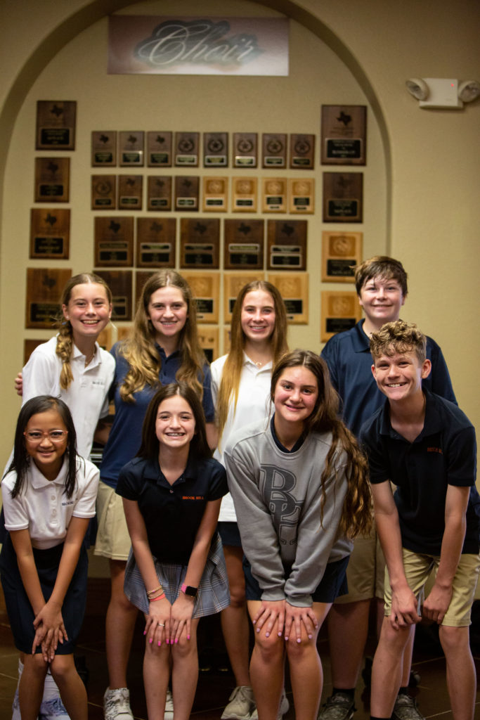 Eight Middle School Students Earn a Spot in the TMEA All-Region Choir